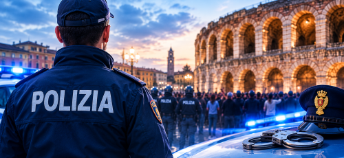 Polizia a Verona